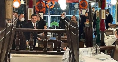 İmamoğlu İstanbul'u kar esaretine bırakıp İngiliz elçiyle balıkçıda buluştu: Lezzet konuşmuş!