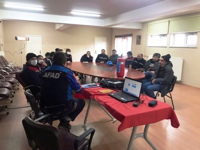 Fabrikada 'Afet Farkindalik Ve Hafif Arama Kurtarma' Egitimi