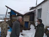 Kaymakam Akça'dan Karda Zarar Gören Köylere Ziyaret Haberi