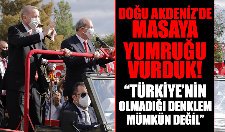 KKTC Cumhurbaşkanı Ersin Tatar açıkladı: 'Doğu Akdeniz'de en güçlü ve en büyük potansiyel olarak gelecekte söz sahibi olacak ülke Türkiye'dir'