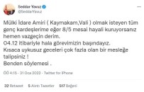 Vali Yavuz Açiklamasi 'Mesai Hayali Kuruyorsaniz Hemen Vazgeçin Derim'