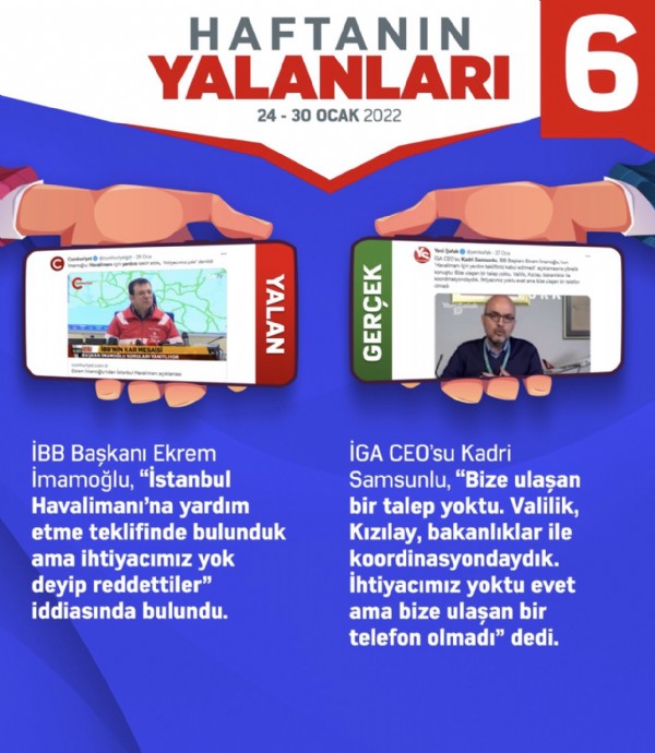 İşte muhalefetin haftalık yalanları!