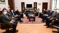 Rektör Çakmak, Mevkidaslarini Agirladi