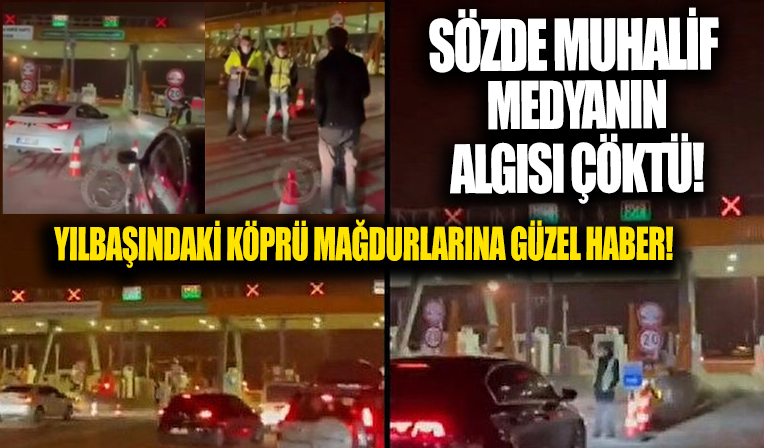 Yılbaşı gecesi yaşanan arıza nedeniyle Osmangazi Köprüsü'nde bekleyen sürücülerden ücret alınmayacak