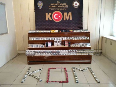 Gaziantep'te Bin 580 Paket Kaçak Sigara Ele Geçirildi