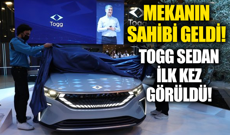 Yerli otomobil TOGG Consumer Electronic Show Fuarı'nda görücüye çıktı! TOGG Sedan ilk kez görüntülendi