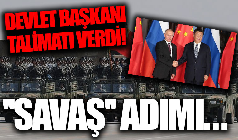 Çin'den 'savaş' adımı! Devlet Başkanı Şi Cinping duyurdu