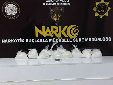 Gaziantep'te 8,5 Kilo Uyusturucu Ele Geçirildi