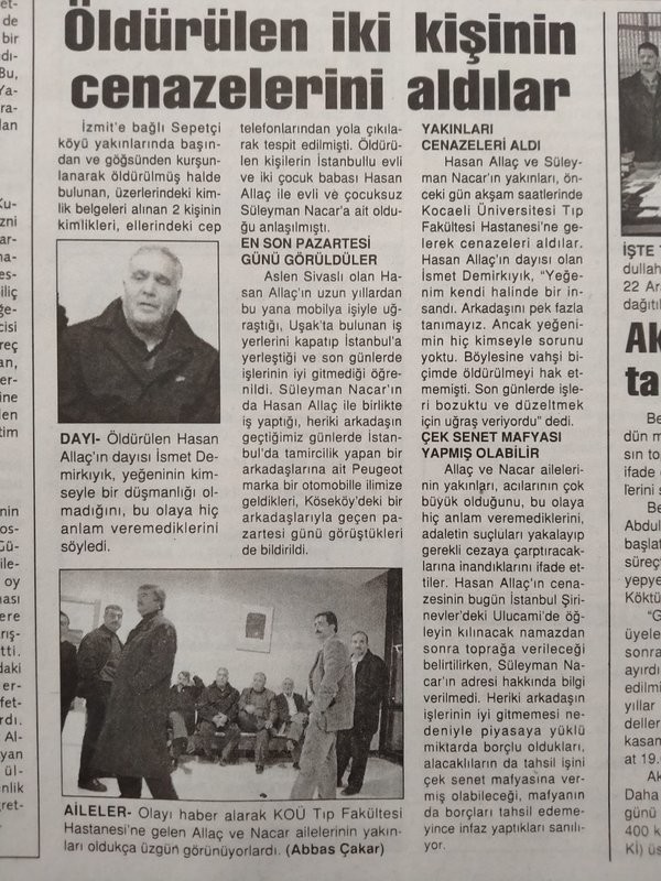 16 yıl önceki çifte cinayetin zanlısı FETÖ abisi çıktı! Çapraz sorguda itiraf etti