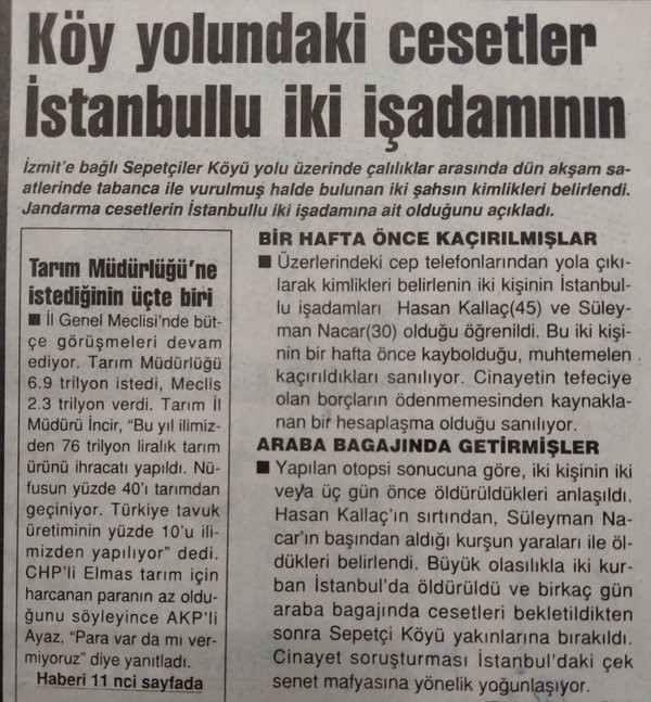 16 yıl önceki çifte cinayetin zanlısı FETÖ abisi çıktı! Çapraz sorguda itiraf etti