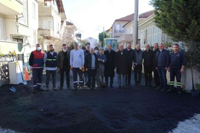 Baskan Alemdar, Asfalt Çalismalarini Yerinde Inceledi