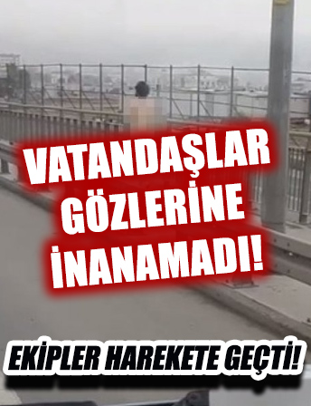Büyükçemece’de çıplak şekilde koştu
