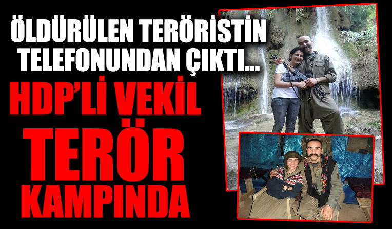 HDP'li vekil Semra Güzel terör kampında! Öldürülen teröristle fotoğrafları ortaya çıktı