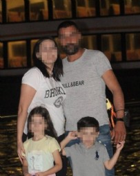 Kağıthane’de, çocuklarının önünde eşine 12 el ateş etti