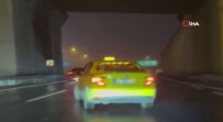 TEM Otoyolu'nda Beyzbol Sopali Taksici Korkusu Yasandi
