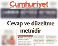 TÜGVA yalanı Cumhuriyet'i bir kez daha tekzip yayınlamak zorunda bıraktı