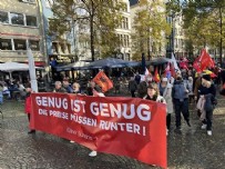 Almanya'da büyük çöküş: Artan fiyatlar ve hayat pahalılığı Köln'de protesto edildi