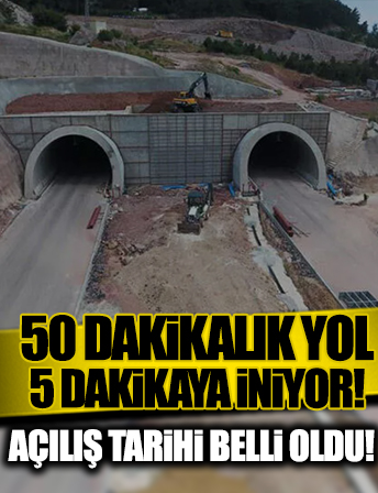 Assos ve Troya tünelleri 11 Ekim’de açılıyor: 50 dakikalık yol 5 dakikaya inecek