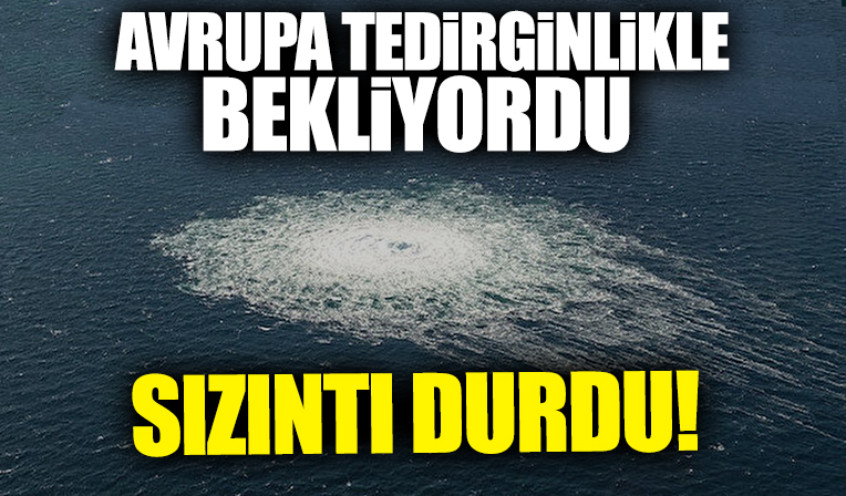 Avrupa tedirginlikle bekliyordu: Kuzey Akım 2 boru hattındaki sızıntı durdu