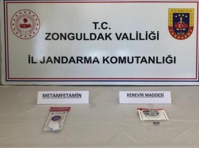 Çaycuma'da Metamfetamin Ve Esrar Ele Geçirildi