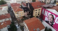 Kadiköy'de Patlama Yasanan Binanin Son Hali Havadan Görüntülendi