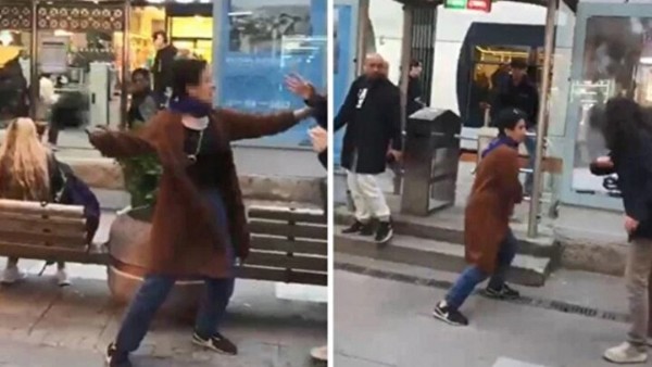 Çantasıyla çevredekilere saldırmıştı: Nedeni belli oldu