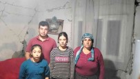 Osmaniye'de Evleri Agir Hasar Gören Aile Büyük Korku Yasadi