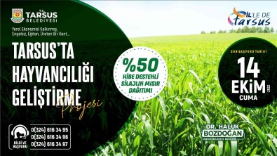 Tarsus Belediyesinden Besicilere Silajlik Misir Yemi Destegi