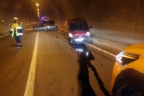 Sinop'ta tünelde kaza: 5 yaralı