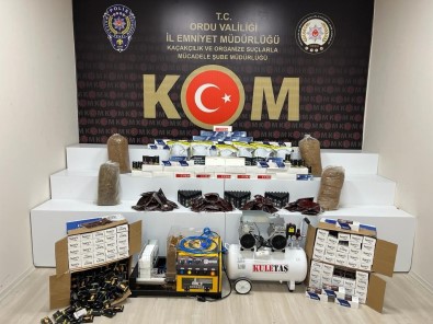 Ordu'da Kaçak Tütün Mamulleri Operasyonu