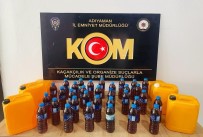 Adiyaman'da Kaçak Alkol Ele Geçirildi