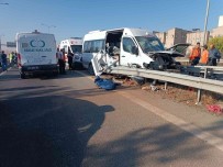 Isçi Servisi Bariyerlere Saplandi Açiklamasi 1 Ölü, 5 Yarali