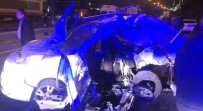 Ümraniye TEM'de Kamyonet Ticari Otomobile Çarpti Açiklamasi 1 Ölü, 2 Yarali