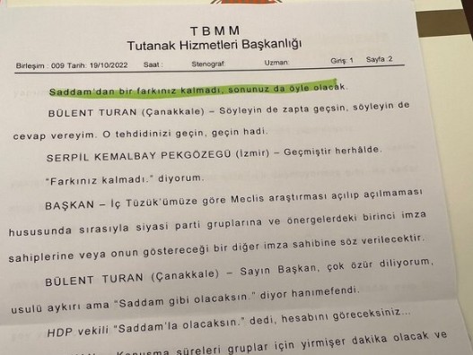 HDP vekili Pekgözü'nden iktidara skandal tehdit: Sonunuz Saddam gibi olacak