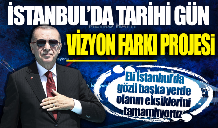 Pendik-Sabiha Gökçen Metrosu açıldı! Başkan Erdoğan’dan İBB'ye sert tepki: Benim İstanbullum derslerini verecek
