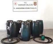 Hakkari'de 520 Litre Kaçak Akaryakit Ele Geçirildi