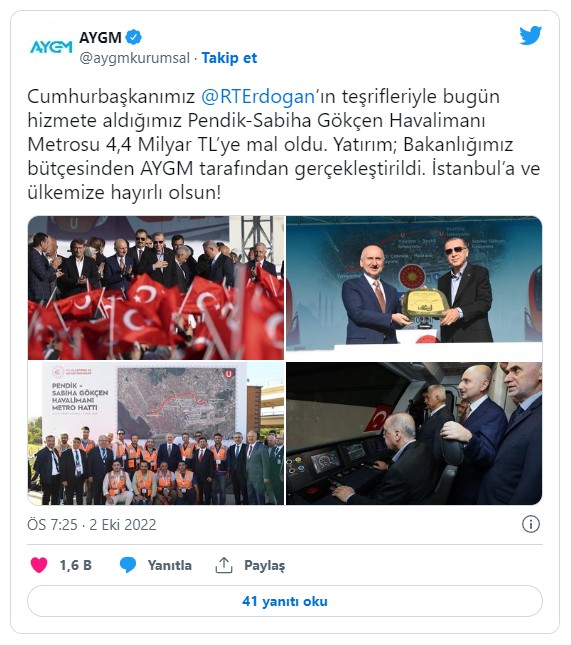 Pendik-Sabiha Gökçen metrosunu sahiplenen İmamoğlu'na bakanlıktan jet yalanlama!