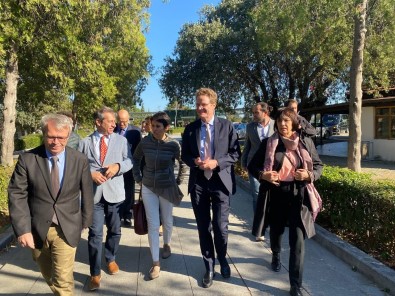 Avrupa Birligi Türkiye Delegasyonu Baskani Büyükelçi Meyer-Landrut, Troya Ören Yeri'ni Ziyaret Etti