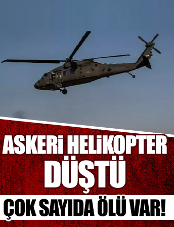 Hindistan'da askeri helikopter düştü: 5 kişi öldü!
