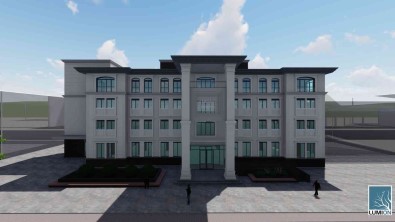 Yeni Belediye Hizmete Binasi Insaati Devam Ediyor