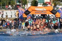 Konyaalti'nda Yüzme Yarisi Heyecani Basladi