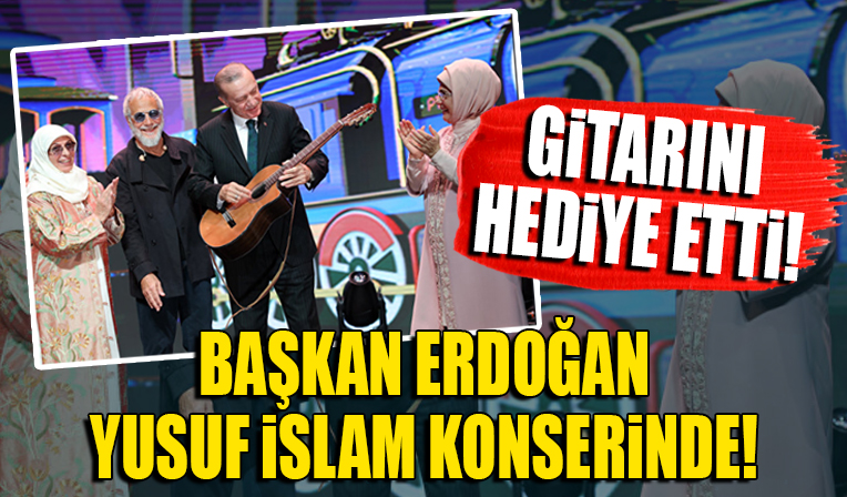 Cumhurbaşkanı Erdoğan Yusuf İslam'ın konserine katıldı...