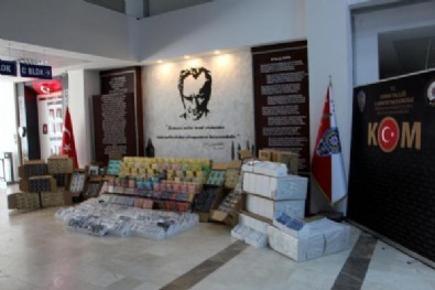 Edirne'de 5 milyon TL'lik gümrük kaçağı ürün ele geçirildi