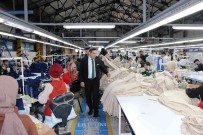 Kaymakam Özçelik'ten Tekstil Atölyesine Ziyaret