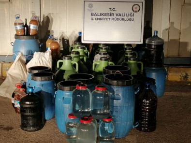 Erdek'te Sahte Alkol Operasyonu