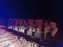 Beton Mikseri Devrildi Açiklamasi 1 Yarali