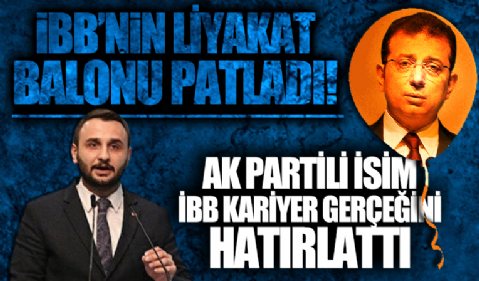AK Parti Meclis Üyesi Erdem Kertişçi 'Referans yok liyakat var' diyen İmamoğlu'na İBB Kariyer gerçeğini hatırlattı