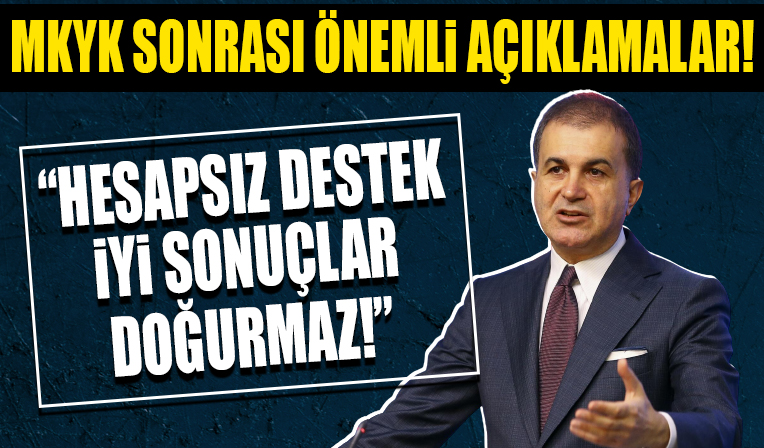 AK Parti Sözcüsü Ömer Çelik MYK gündemine ilişkin açıklamalarda bulundu.