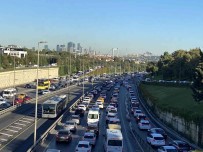 Istanbul'da Haftanin Ilk Gününde Trafikte Yogunluk Yasandi