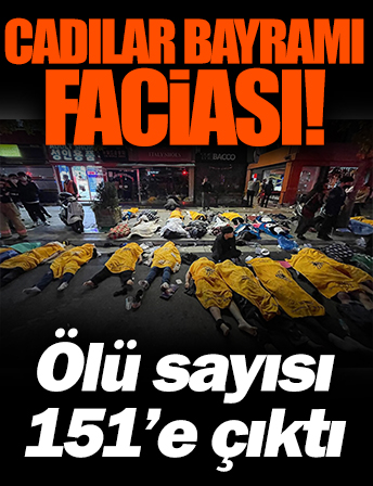 Güney Kore'de Cadılar Bayramı izdihamı: Ölü sayısı 151'e yükseldi